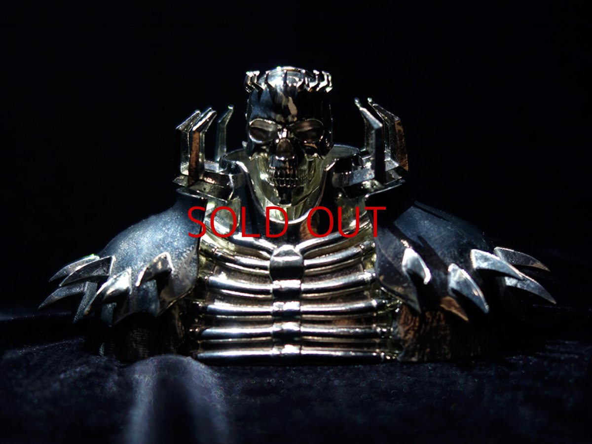 Photo1: [2 pcs left] 髑髏の騎士バストアップ   Skull Knight Bust [ALL JAPAN MADE]  [ALL METAL] *Until July 31 (1)